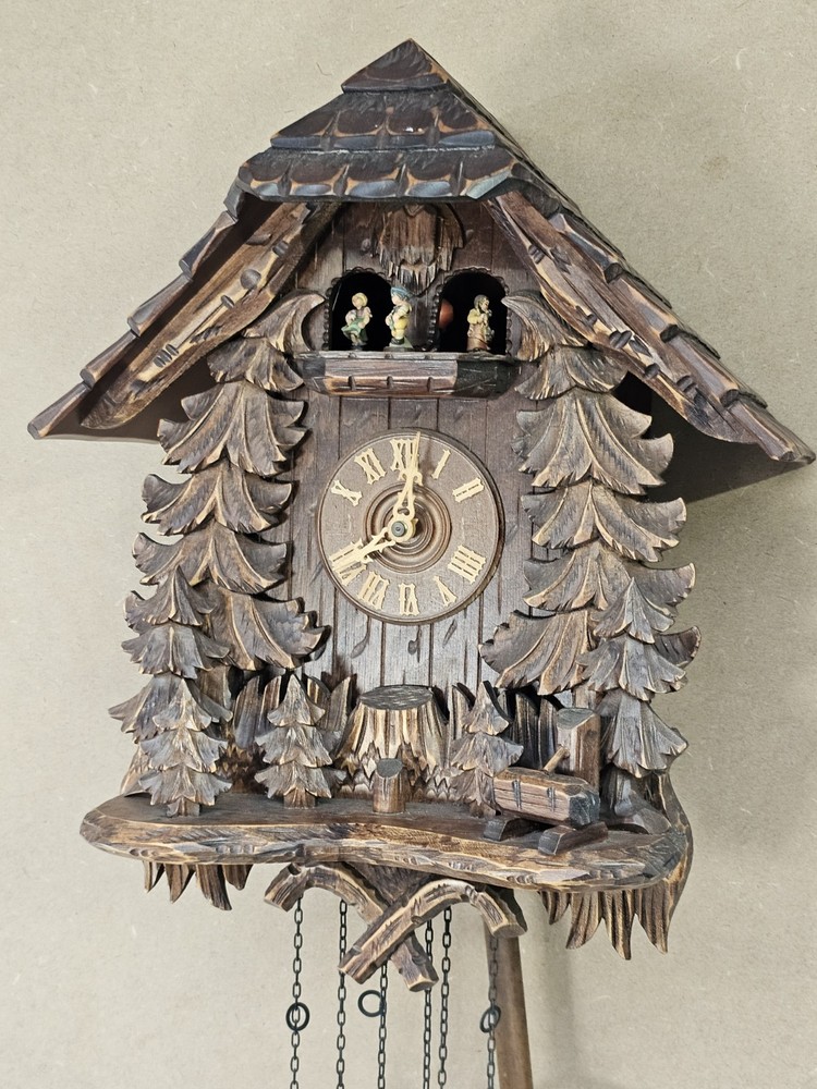 Large Vintage 8 Day German Musical Cuckoo Clock