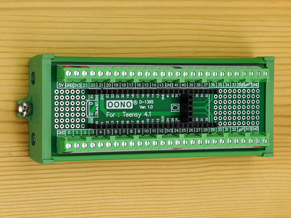 Teensy 4.1 Terminal Block Breakout Board Module, Screw Mount Version