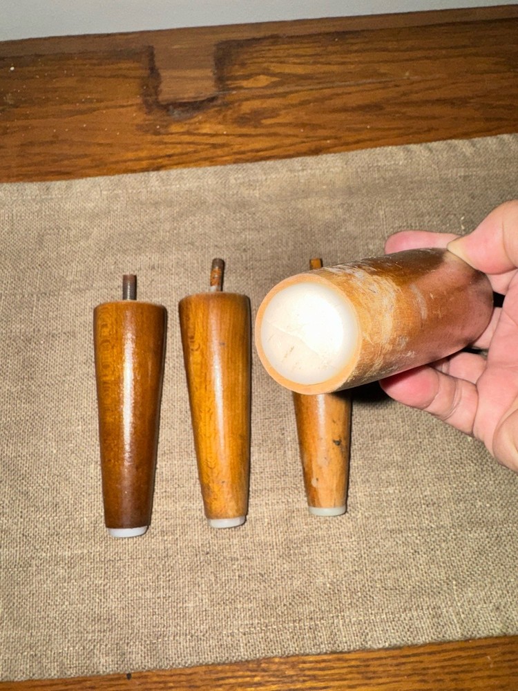 Vintage Stool/Table Legs, 5” Long, 4 Total MCM