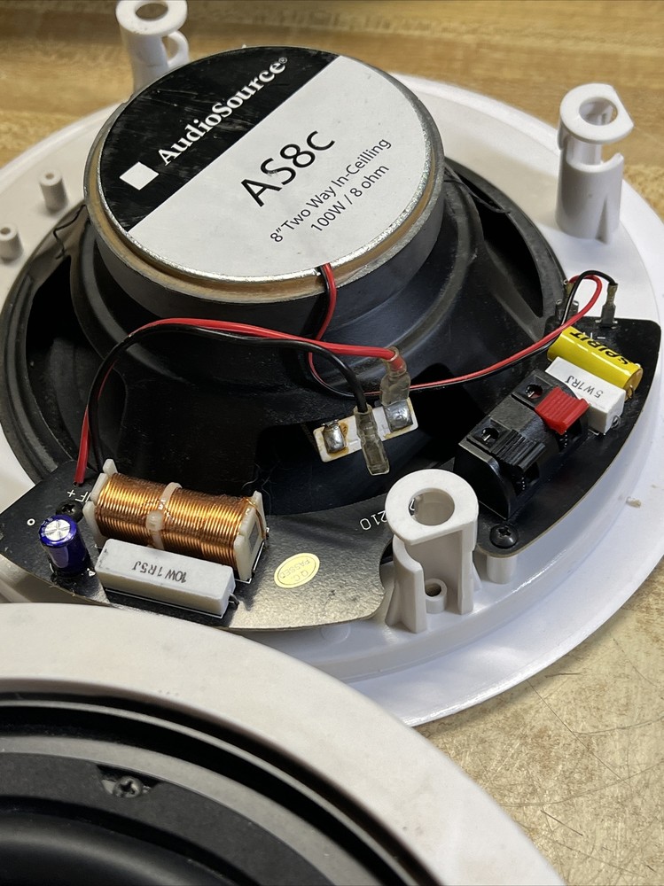 AudioSource AS8C In Wall or In Ceiling Speakers tested
