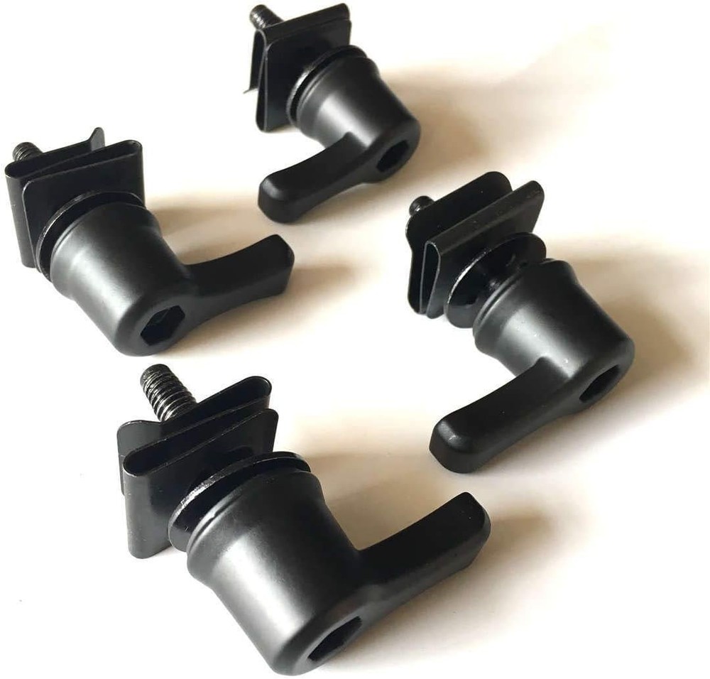 Saddlebag Lever Lock Fastener Bolt Nut Mounting Security Hardware Theft Deter...