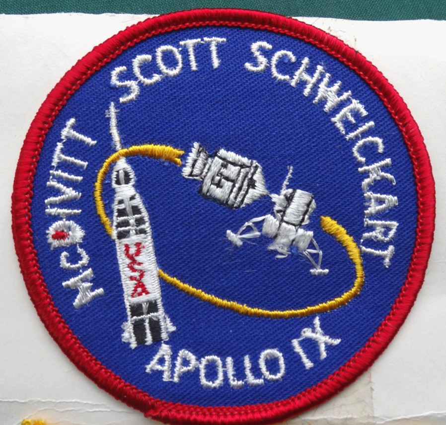 VINTAGE ORIGINAL RARE EMBLEM Apollo IX / 9  Patch