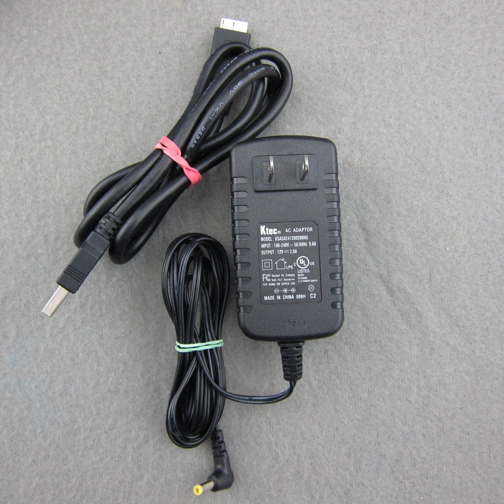 Clickfree Automatic Backup HD1037N3 w/Power Adapter USB 3.0 Cable Tested Working
