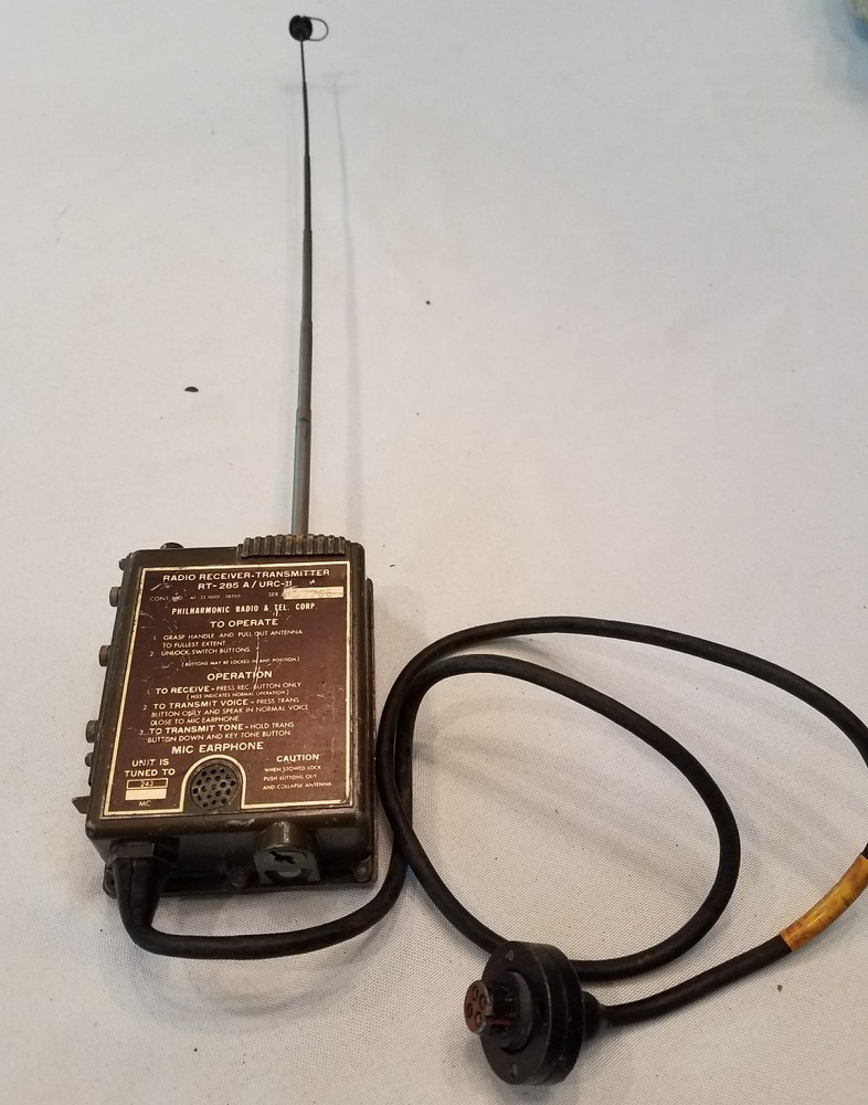 Survival radio urc 11 rt 285 receiver transmitter used not checked