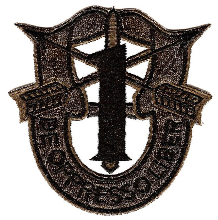 3" ARMY 1ST SPECIAL FORCES GROUP CREST EMBROIDERED PATCH
