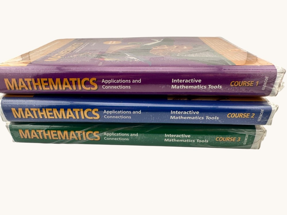 Glencoe Interactive Mathematics Tools Course 1 2 3 Windows Set 3 CD-ROM
