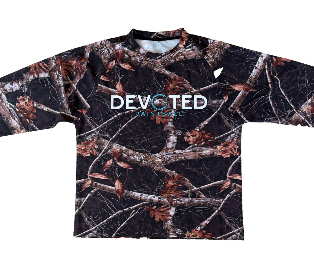 Devoted Shadow Timber Long Sleeve Jersey Sz 4XL
