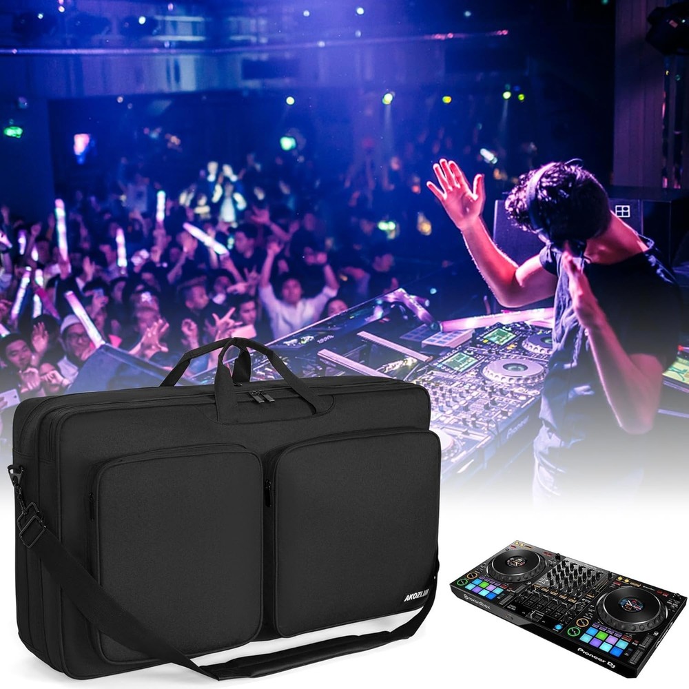 Secure DJ Controller Bag with Multiple Compartments