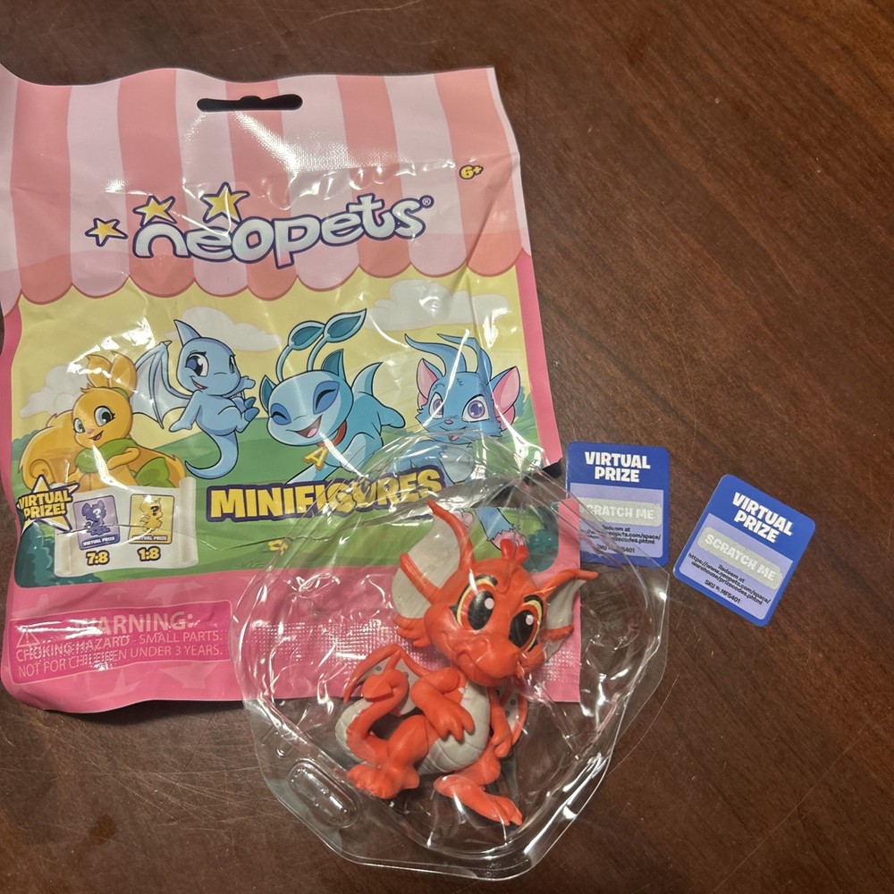 Draik - Neopets Minifigure by PhatMojo WITH 2 CODES!