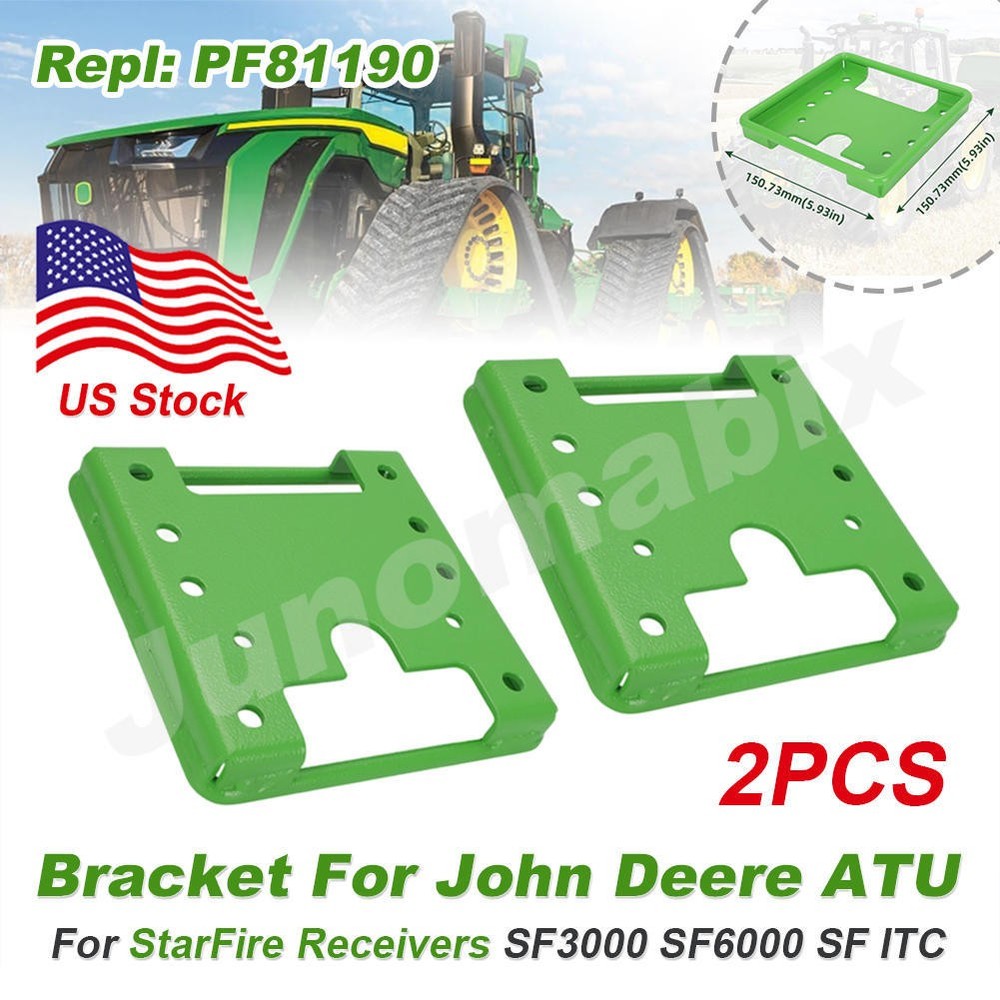 2PCS For Starfire Receiver Mounting Bracket Holder PF81190 for John Deere ATU