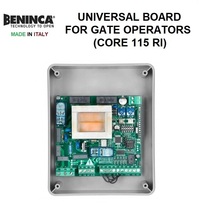 BENINCA UNIVERSAL BOARD FOR GATE OPERATORS (CORE 115 RI)