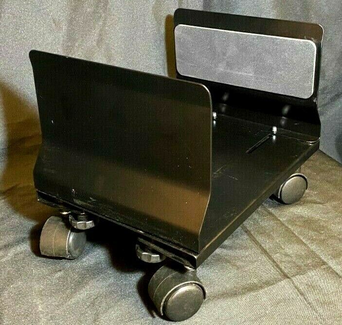 Gaming Console Computer Cart BLACK WITH CASTERS NIB
