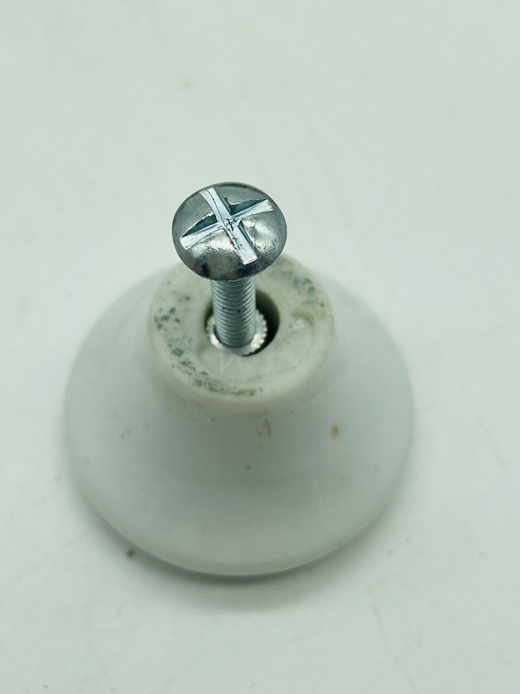 Flower Print Ceramic Drawer Pull (1 pull) VTG 1970’s-Multiples Available Japan