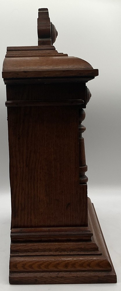Antique Ingraham Eclipse Cabinet Clock, 1885 Patent Regulator