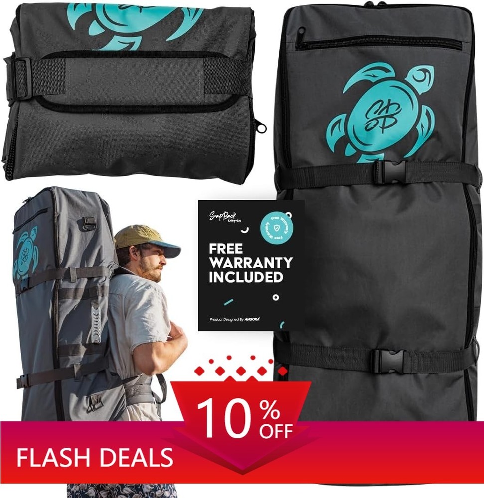 Paddle Board Backpack - 110L Large Capacity with Padded Shoulder Straps