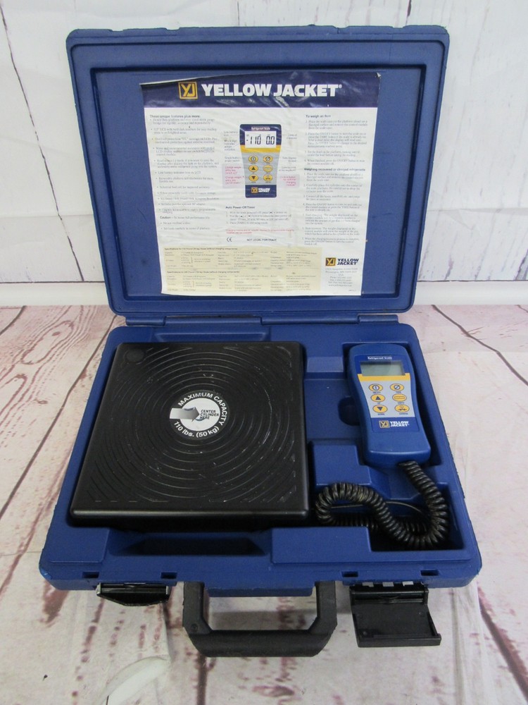 Yellow jacket electronic charging scale #68802