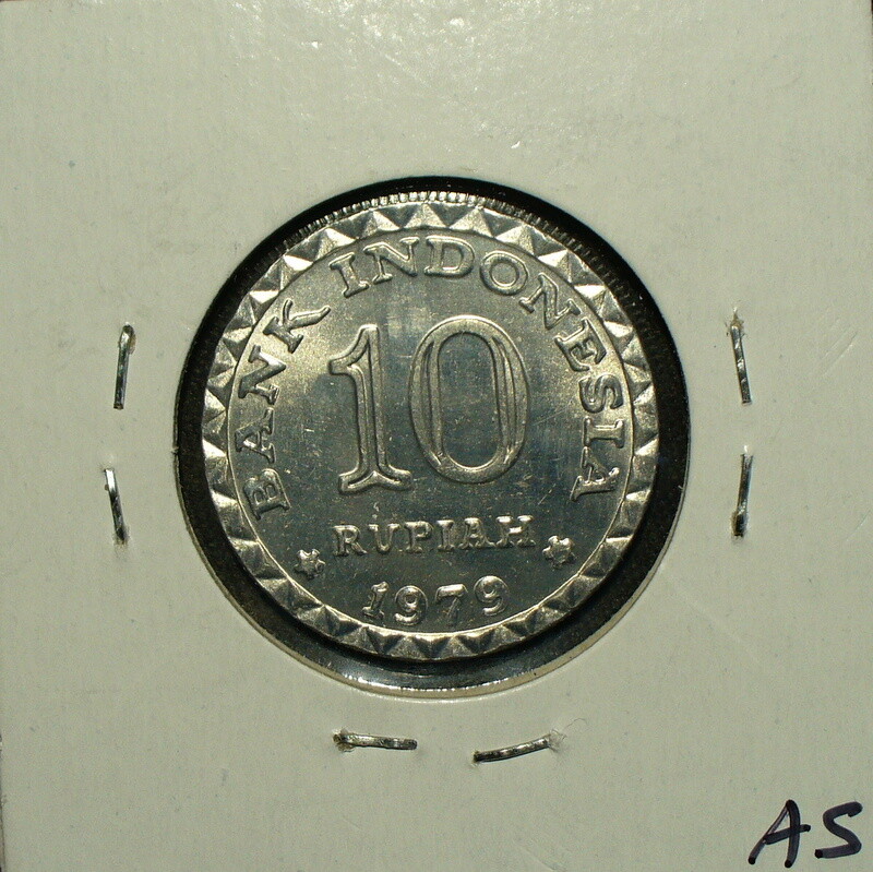 Indonesia 10 Rupiah Uncirculated Coin
