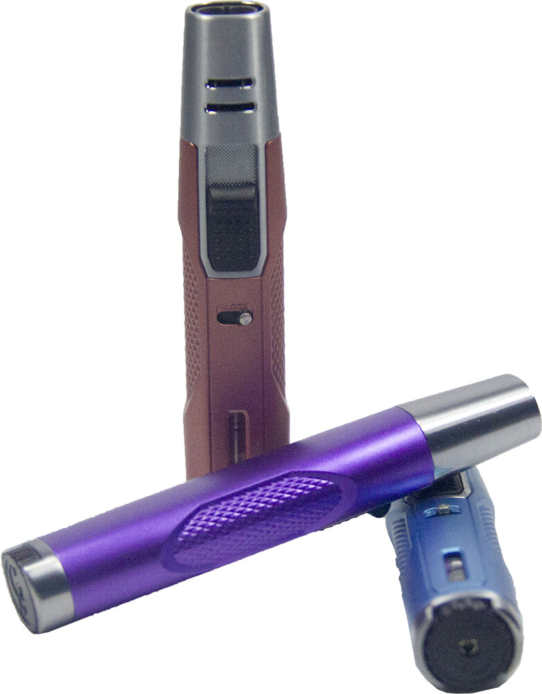 Double V Torch Jet Flame Refillable Butane Lighter Adjustable Cigar Lighter II