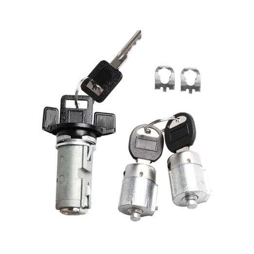 924-791 Ignition Switch Door Lock Cylinder Set with Keys Fit for Chevy GMC
