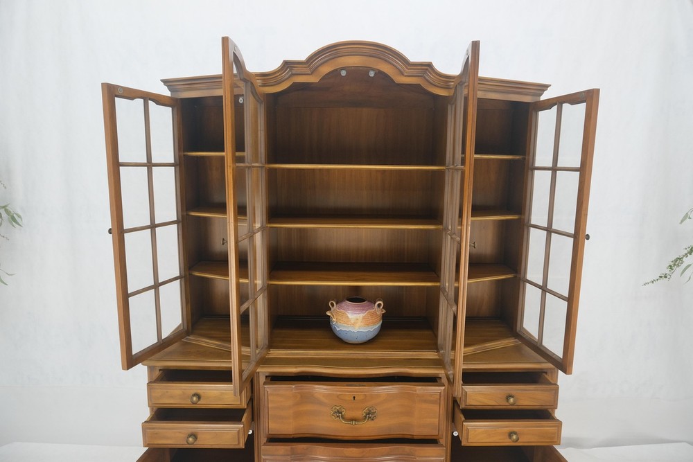 Widdicomb Solid Cherry Butlers Drop Front Leather Top Desk Breakfront MINT
