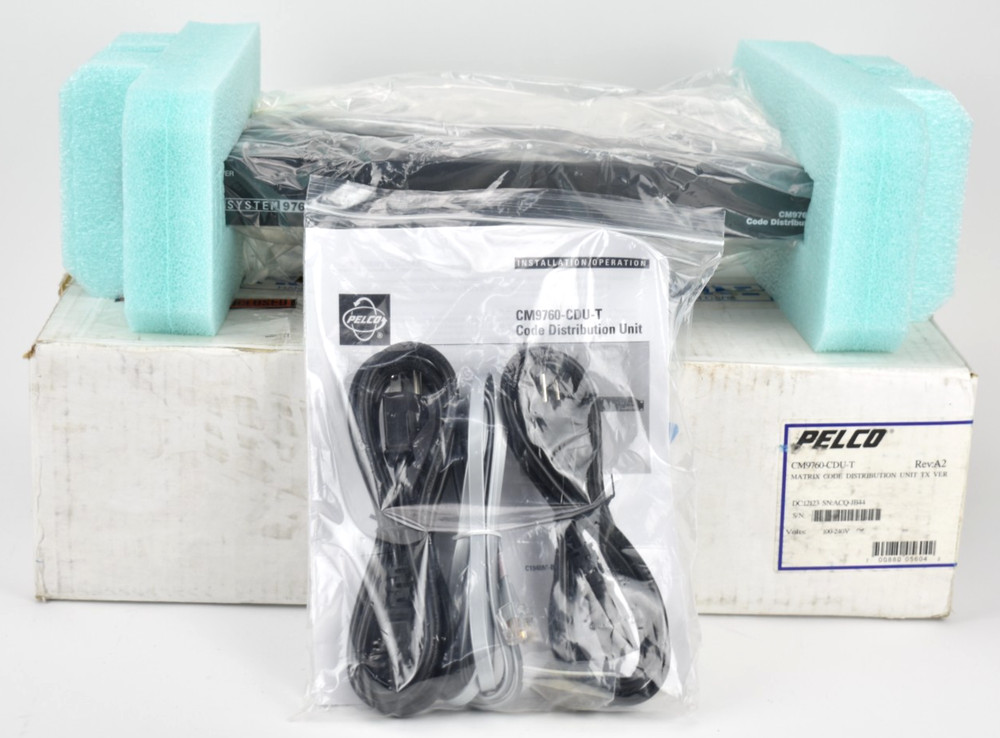 Pelco CM9760-CDU-T Rev A2 Matrix Code Distribution Unit RS-422 16-Channel