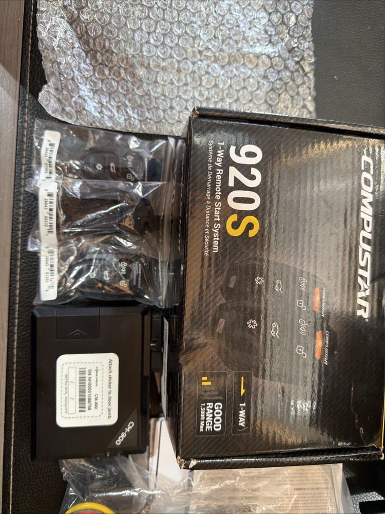 Compustar CS920S 4-Button 1 Way Remote Start System (up to 1000' Range) NEW OPEN