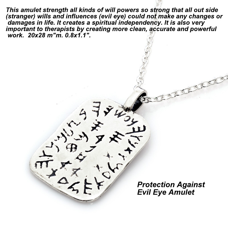 Silver Kabbalah King Solomon  Amulet Against Evil Eye