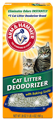 Arm & Hammer 15020 Cat Litter Deodorizer With Baking Soda, 20 oz. - Quantity 12