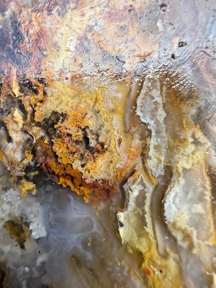 Beautiful Graveyard Point Plumb Agate Slab - 145g