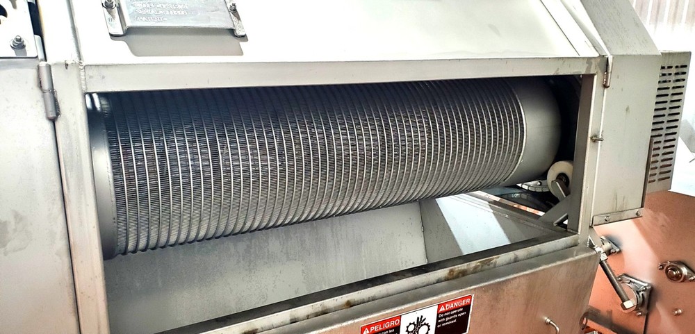 Lightly Used S/S Rotary Strainer 12" x 36"