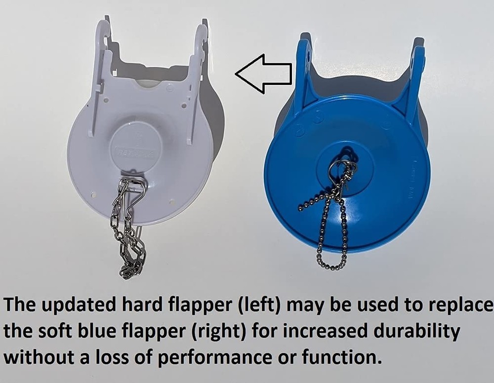 Lowe's AquaSource UPDATED Hard Plastic OEM/Original Flapper for 1.28gpf