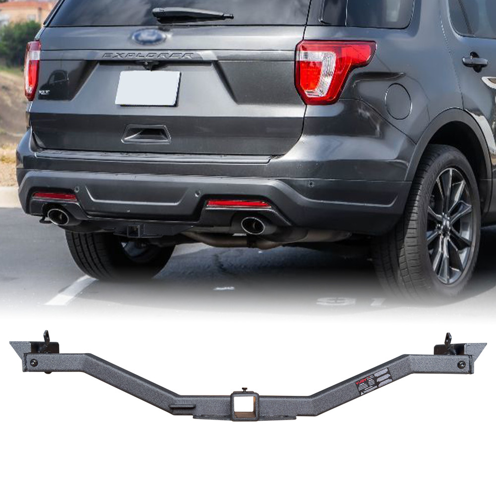 Vijay For 2011-2019 Ford ExplorerTrailer Hitch Receiver Rear Towing Black