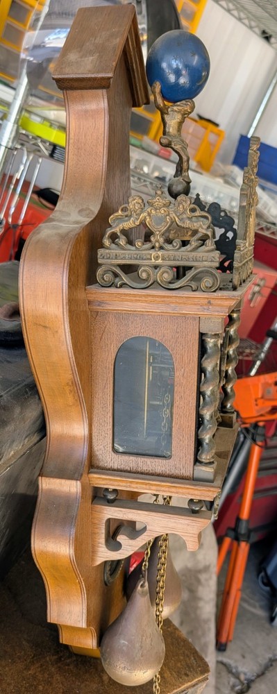Dutch Zaandam Weight-Driven Wall Clock