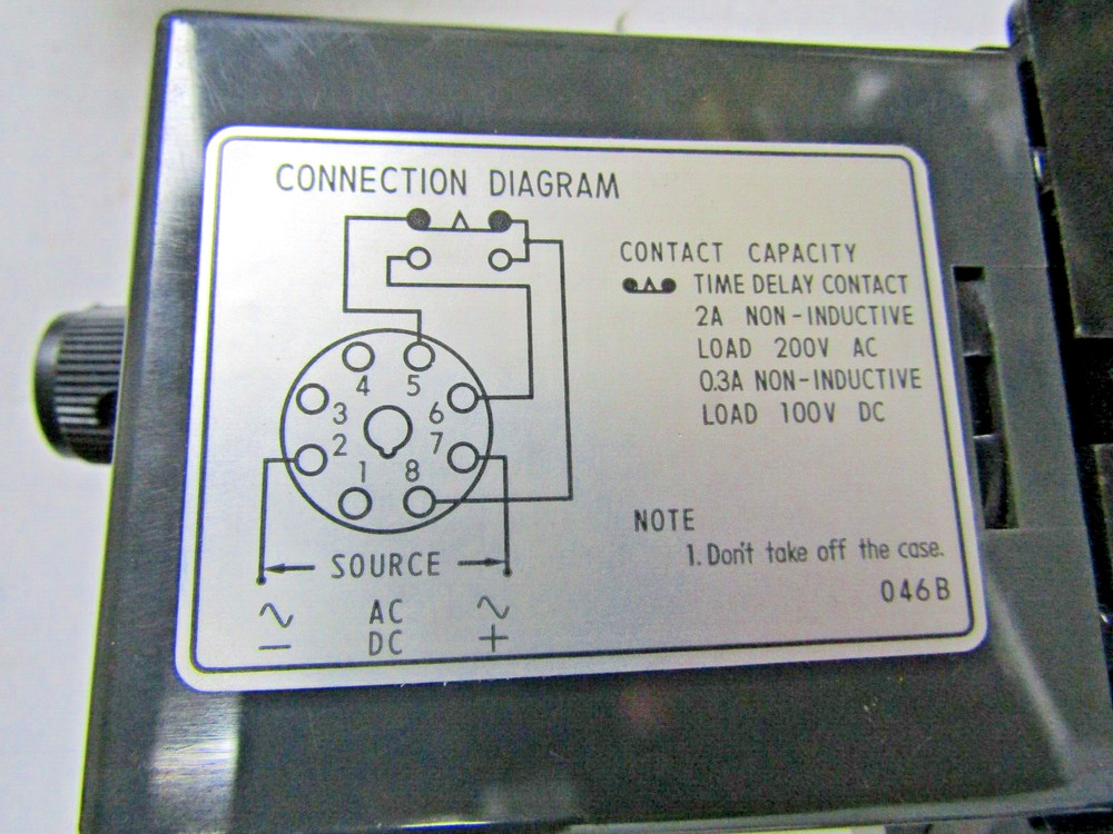 ✌ NEW OMRON 100 VAC 0-2.0 SECONDS SOLID STATE TIMER TYPE DTS-100VAC WITH BASE