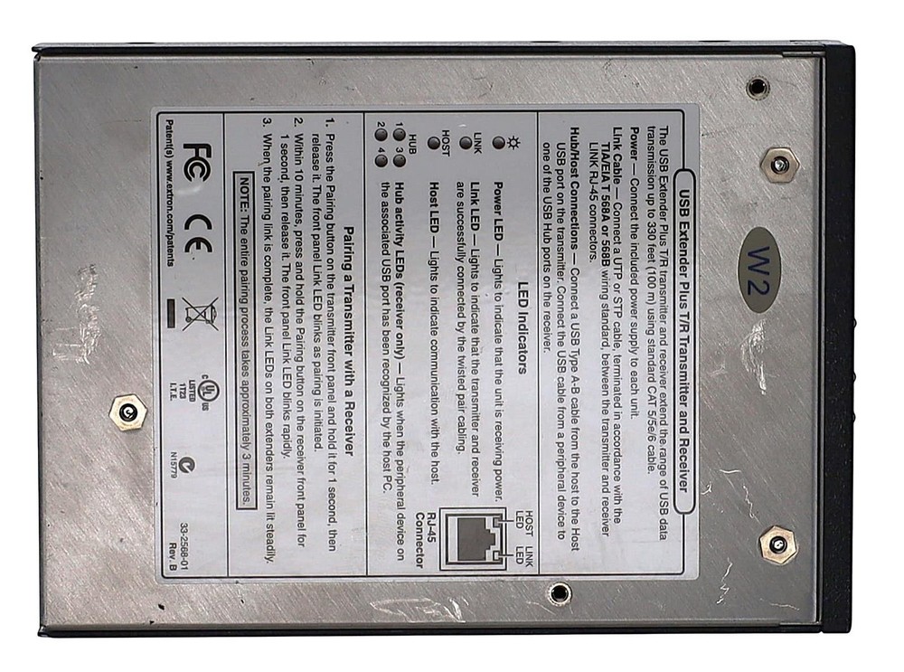 EXTRON USB EXTENDER PLUS R EXTENDER RECEIVER