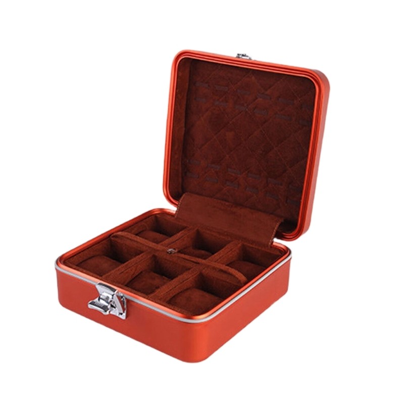 Shockproof Aluminum Watch Case Feature Soft Interior Foam for Impacts Prevention