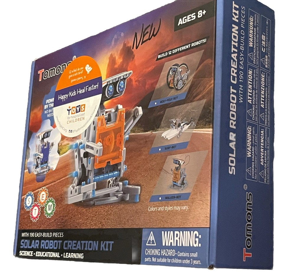Tomons NEW Solar Powered Robot Creation Kit Science educational Learning FASTSHP