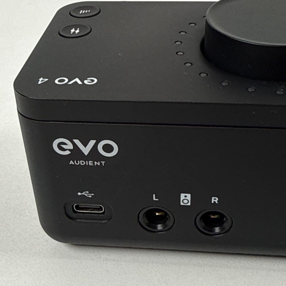 Audient EVO 4 USB Audio Interface Working No Cable Interface Only