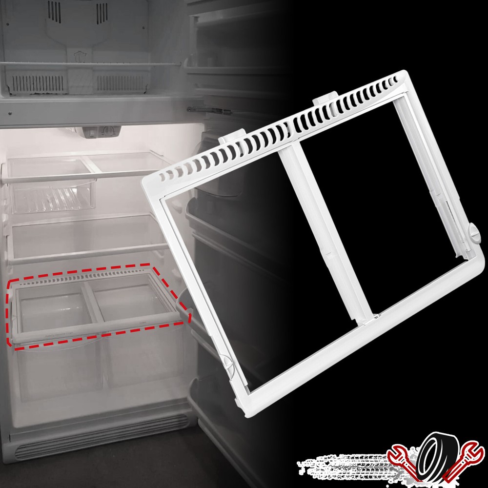 Crisper Drawer Cover Frame Compatible with Frigidaire Refrigerator #240364787