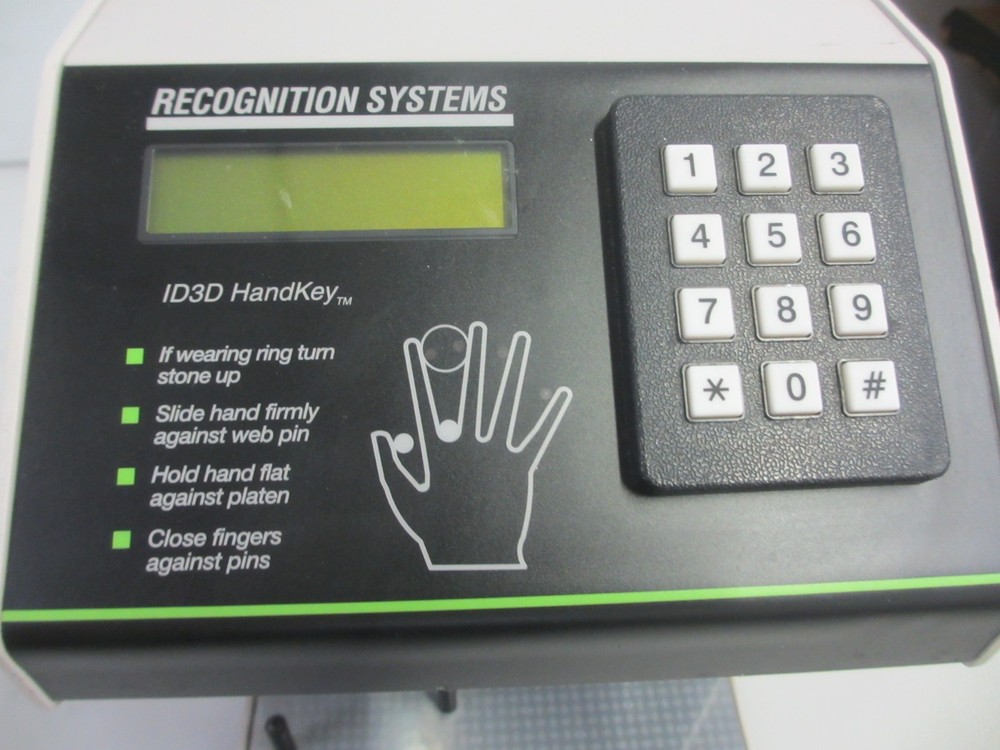 Schlage Recognition Systems' Handkey ID3D-R Biometric Hand