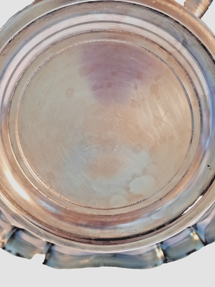 Vintage-Pairpoint-Silver Plated Bowl-Fluted Design-#C5591