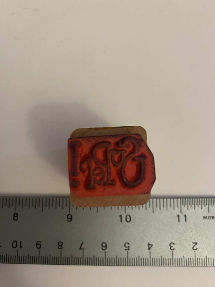 DOTS Super! Wood Mounted Rubber Stamp RS57