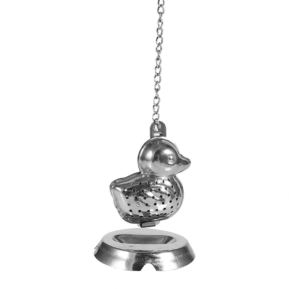 Stainless Steel Loose Tea Leaf Infuser Ball Strainer Filter Diffuser Herbal Duck