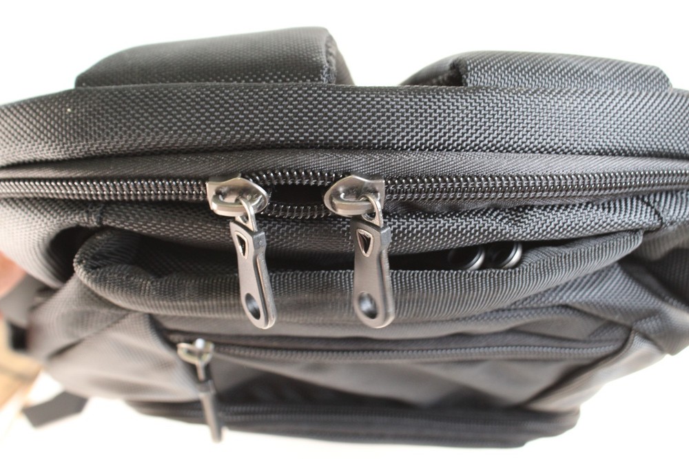 GALVIN FLYING AVIATION BLACK BACKPACK