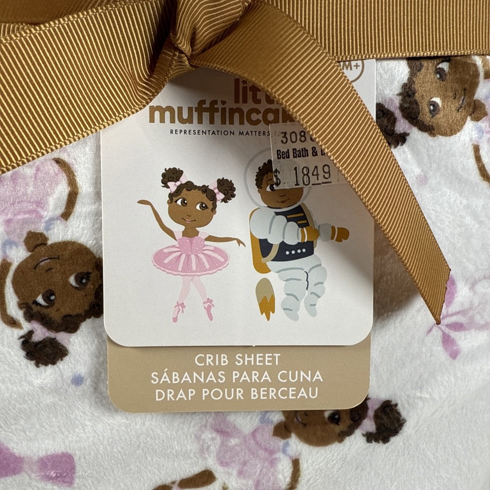 Little Muffincakes Extra Soft Cotton Fitted Crib Sheets Small Single Bed 0M+