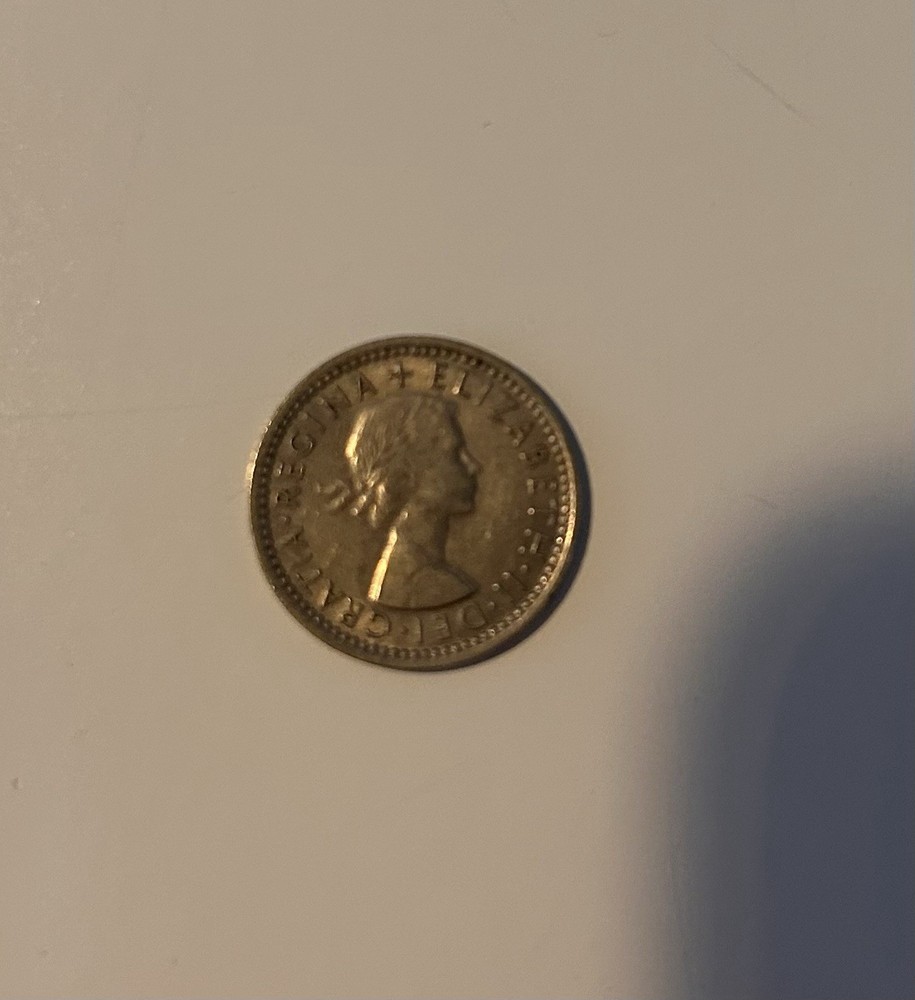 1963 Sixpence Coin