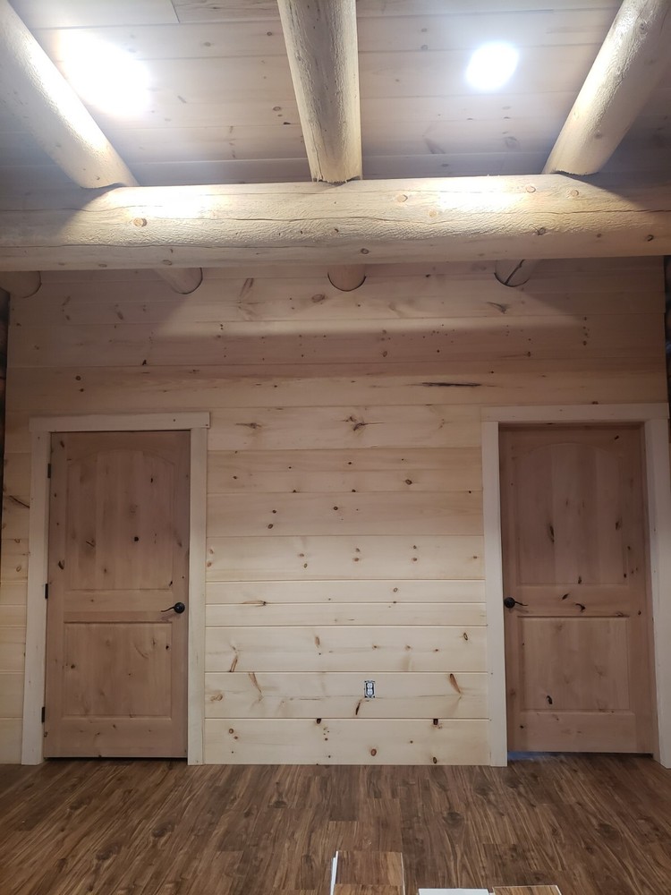 LARGE -5,000 sq.ft LOG CABIN HOME shell kit 12in logs