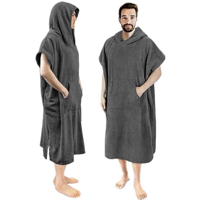 Changing Robe with Hood Quick Dry Microfiber Wetsuit Changing Towel(Bulk 3 Sets)