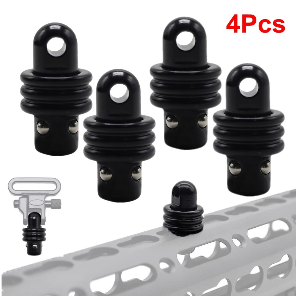 4Pcs Multi-Function QD Adapter Stud Rotating Sling for Swivel Mount Quick Detach