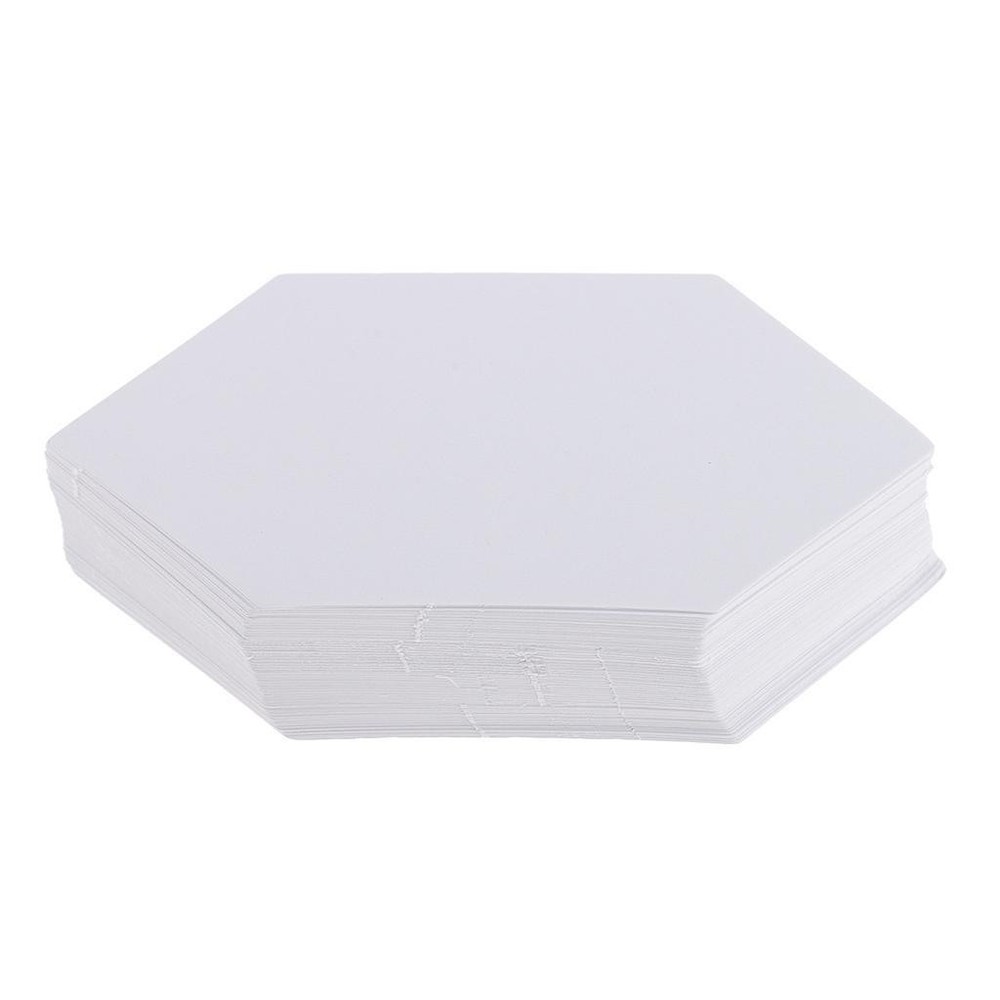 100 hexagonal paper quilting templates for sewing projects